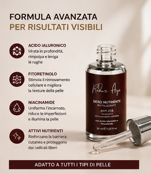 Redux Age Red - Siero Viso Nutriente Rivitalizzante